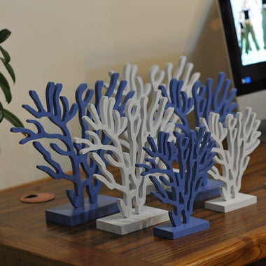 Wooden Coral Tree Ornaments