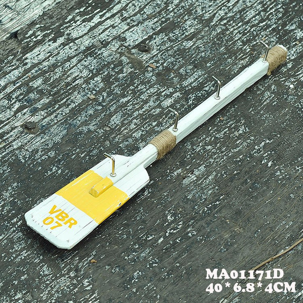Wood Paddle Robe Hook Home Decor