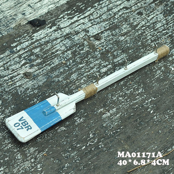 Wood Paddle Robe Hook Home Decor