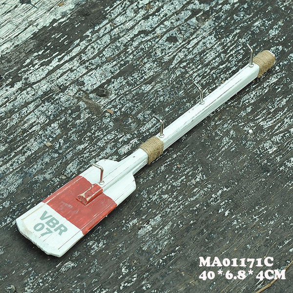 Wood Paddle Robe Hook Home Decor