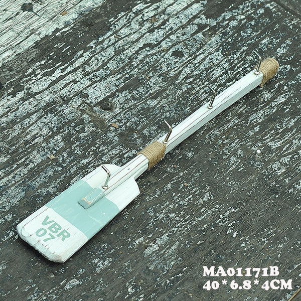 Wood Paddle Robe Hook Home Decor