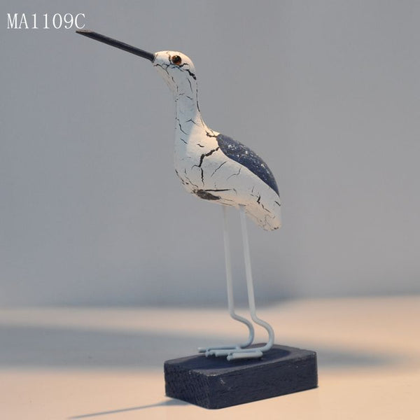 Wooden Seabird Decoration Set