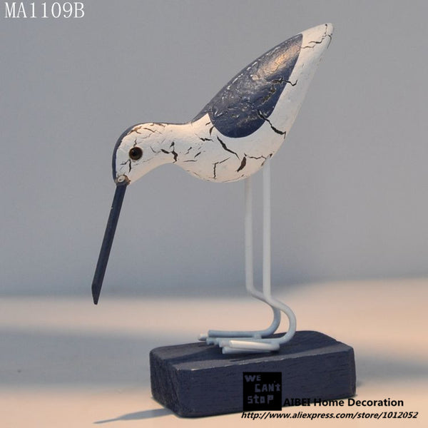 Wooden Seabird Decoration Set