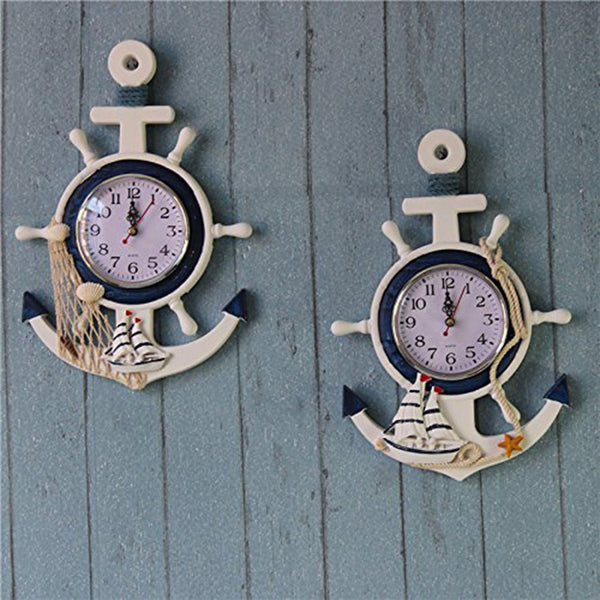 Boat Anchor Hanging Clock