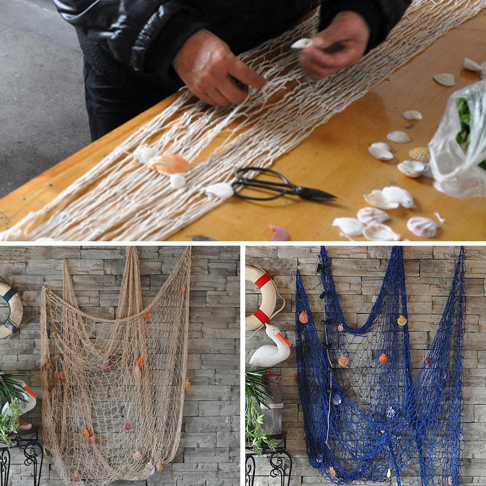 decorative fish net Fishing Net 3D Wall Decoration