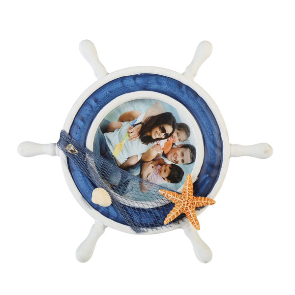 Ship's Wheel Photo Frame