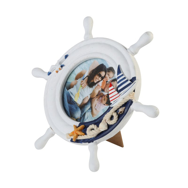 Ship's Wheel Photo Frame