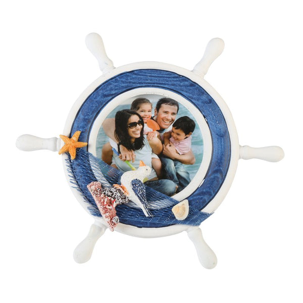 Ship's Wheel Photo Frame
