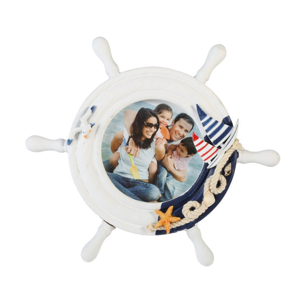 Ship's Wheel Photo Frame