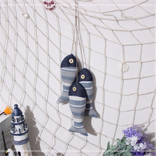Ocean FISH Shape Cloth Ornament