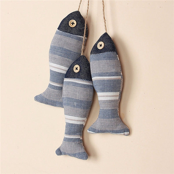 Ocean FISH Shape Cloth Ornament