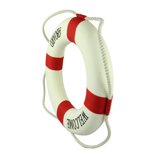 Welcome Aboard Navy Accent Nautical Decor