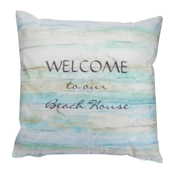 Welcome to My Beach House Cushion Cover