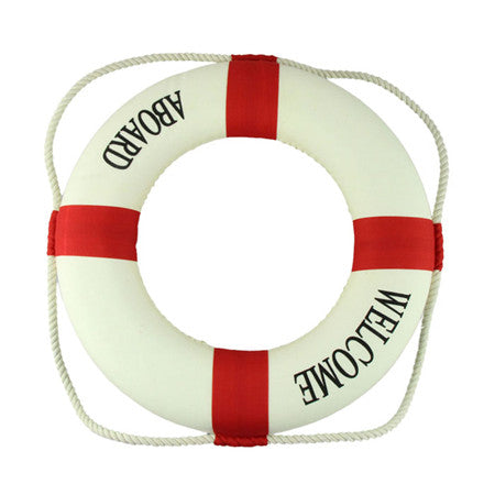 Welcome Aboard Navy Accent Nautical Decor